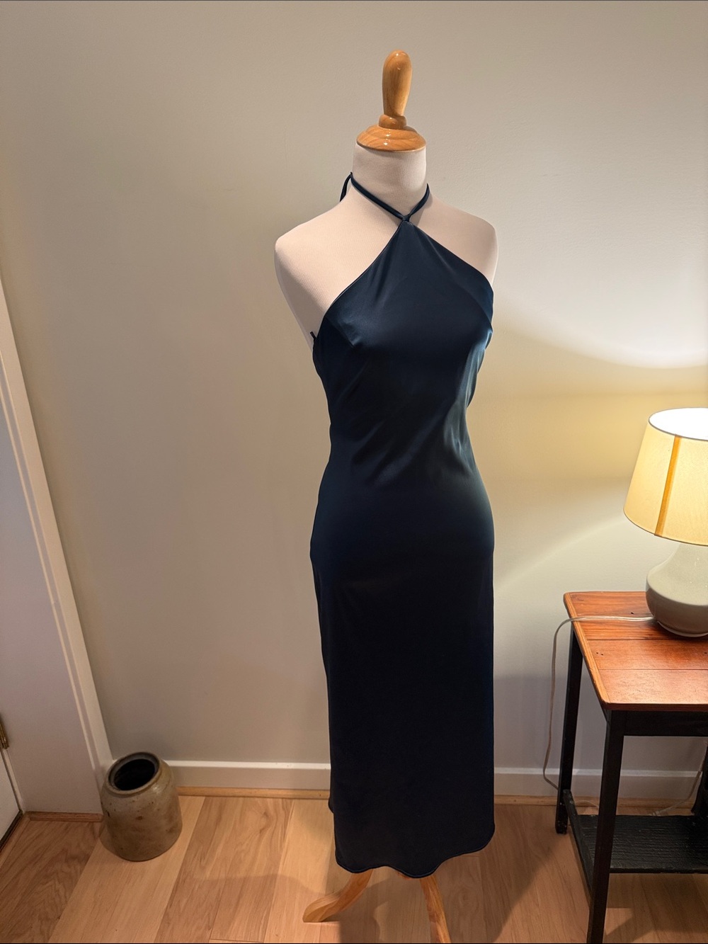 Altar’d State Sleek Navy Halter Midi Dress MSRP 120. ‘21-22 collection. Worn 1x.